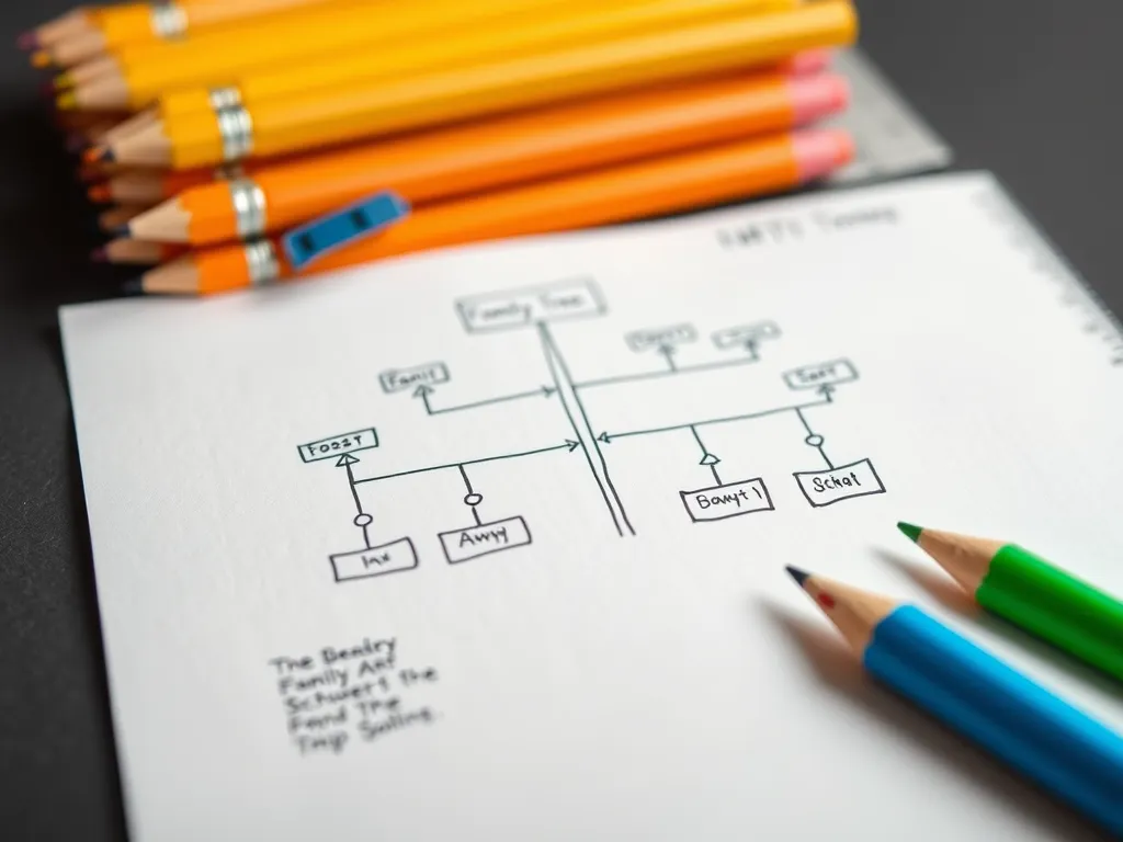 Drzewo genealogiczne - jak zrobić wzór do szkoły?